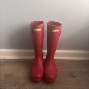 Hunter Red Rain Boots
